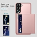 Miniatyrbild 5 av 6: Samsung Galaxy S22 Plus Hybrid Skal Med Kortfack Roséguld