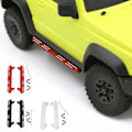 Pikkukuva 2 / 5: Metalliset sivuporraslaudat, sivuttaiset poljinlevyt 1/16 Jimny RC -auton sivupolkimeen Silver