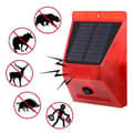 Solarlarm Lampa Trådlös Ip65 vattentät utomhus rörelsesensor
