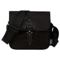 Trendy niche skuldertaske til mænd og kvinder, crossbody taske, messenger taske Solid Black