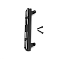Pikkukuva 5 / 5: Metalliset sivuporraslaudat, sivuttaiset poljinlevyt 1/16 Jimny RC -auton sivupolkimeen Black