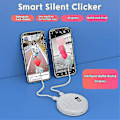 Miniatyrbillede 2 af 5: Mobiltelefon Skærm Auto-klikker Simuleringsfinger Klik Enhed -f
