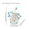 Miniatyrbillede 2 af 5: Attitude Tekande med Attitude til Stue Bryllup Køkken Gul Light Blue 14.5cmx13cmx8cm