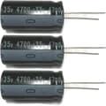 4700uf 35V Elektrolytkondensator i aluminium - 18x30mm, -40 till +105c (5 st)