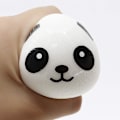 Miniatyrbillede 3 af 4: 4 stk. Squishy Panda Boller Pakke Med Telefonstropper, Langsomt Stigende Squishies Panda Blød Og Duftende Klem Panda Bold Stress Relief Til Voksne Børn Gave Ba