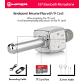 Miniatyrbild 4 av 8: LAGERRENSNING Bluetooth karaoke mikrofon 12W inbyggda högtalare – X37