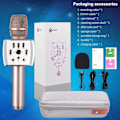Miniatyrbild 2 av 8: LAGERRENSNING Bluetooth karaoke mikrofon 12W inbyggda högtalare – X37