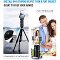 Miniatyrbild 3 av 9: LAGERRENSNING Selfiehållare - mobilhållare automatisk tracking 360¤ - svart svart