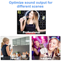 Miniatyrbild 5 av 8: LAGERRENSNING Bluetooth karaoke mikrofon 12W inbyggda högtalare – X37