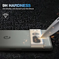 Pikkukuva 6 / 6: Google Pixel 8 Kamera Linsskydd Härdat Glas 0,2mm Transparent