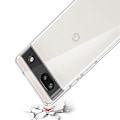 Pikkukuva 6 / 6: Google Pixel 6a Genomskinligt Mjukt TPU Skal Transparent