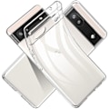 Miniatyrbillede 1 af 6: Google Pixel 6a Genomskinligt Mjukt TPU Skal Transparent