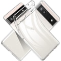 Pikkukuva 1 / 6: Google Pixel 6a Genomskinligt Mjukt TPU Skal Transparent