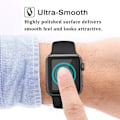Pikkukuva 7 / 7: Apple Watch 5 40mm Heltäckande 3D Härdat Glas Skärmskydd Transparent