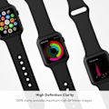 Miniatyrbillede 3 af 6: Apple Watch 42mm Heltäckande 3D Härdat Glas Skärmskydd 0,3mm Transparent