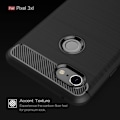 Miniatyrbillede 3 af 7: Google Pixel 3 XL Anti Shock Carbon Stöttålig Skal Black