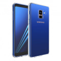 Miniatyrbillede 2 af 2: Samsung Galaxy A8 Plus 2018 Genomskinligt Mjukt TPU Skal Transparent