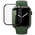 Miniatyrbillede 1 af 6: 2-Pack Apple Watch 7/8 41mm Heltäckande 3D Härdat Skärmskydd Transparent
