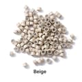 500 st hårpärlor mikrolänkar ringar BEIGE Beige Beige Beige