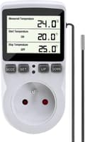 Miniatyrbillede 1 af 5: Termostatudtag, digital programmerbar timer med sonde, drivhusvarmer akvarium