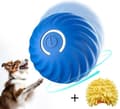 Dog Toy - Interactive Intelligence Game with Rechargeable USB Animal and Ball in Blue Including Sea Urchin Shell