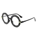 Miniatyrbild 2 av 4: Women's Vintage Round Frame Gradient Sunglasses (FMY)
