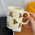 Miniatyrbild 2 av 5: Cute Cartoon Bear Coffee Mug 350ml, Vintage Ceramic Cup Gift[JUN]