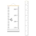 Children's Wall-Mounted Height Chart, Kids Growth Chart, Baby Wall-Mounted Height Meter, White