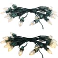 Miniatyrbild 3 av 6: 10M Foldable Flickering Flame String Lights, Vintage Flame String Lights, with 15 E12 Flame Bulbs, 1W