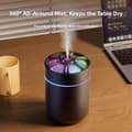 Miniatyrbillede 6 af 6: USB luftfugter diffuser aromaterapi renser og stille tåge soveværelse, bil drevet elektrisk med til til