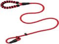 Nylon Dog Leash, Basic Leash for Training and Walking, Red, Approx. 4.5 ft