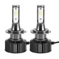 2 stk 28W 6500K Supersterk LED Bilfrontlyktsett Frontlyspærer E10-H7
