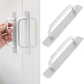 Miniatyrbild 2 av 5: (2-pack, 147 x 25 mm) Självhäftande möbelhandtag, silver_tfrf