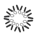 10-pack Dumbbell Clamps Compatible with Standard Dumbbells, Spring Lock Rings Compatible with Training, Strength Training