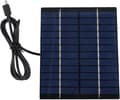 Miniatyrbilde 6 av 6: Type C utgang sikkerhetskamera lading, 1M 2W 12V polykrystallinsk solcellepanel med kabel