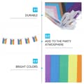 Miniatyrbild 3 av 8: Pride Banner String Flag Colorful Polyester Delicate Classic Design Lightweight Not Easy to Deform Easy to Hang