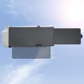 Car Visor Sunshade Extender TFY Car Visor Extender Sun Visor with a Transparent Part Downwards