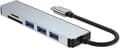 Miniatyrbillede 4 af 5: (1 stk) Type C Laptop Dockingstation, Dockingstation (6 i 1)