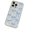 iPhone 16 Pro Case Compatible with MagSafe Bowknot Pattern PC + TPU Phone Back Cover