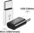 Miniatyrbillede 2 af 5: 4 stk. USB C-adapter, USB C til Micro USB-adapter Type C han til