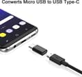 Miniatyrbillede 5 af 5: 4 stk. USB C-adapter, USB C til Micro USB-adapter Type C han til