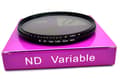 Miniatyrbillede 1 af 3: 49 mm variabelt neutralt densitetsfilter (ND2-ND400) objektiv neutralt de