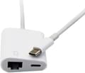 Miniatyrbillede 1 af 5: TYPE-C til RJ45 Ethernet-adapterkabel og PD type-c/lightning