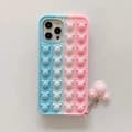 Miniatyrbild 2 av 2: Multicolor Silicone Case for iPhone X/XS - Pink