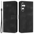 Miniatyrbild 1 av 5: (Pow Yeah!) For Samsung Galaxy A17 5G Case Solid Color Leather Wallet Protective Phone Case Black