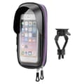 (Black) Waterproof Reflective Bicycle Phone Holder, Bike Frame Hand