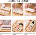 Miniatyrbilde 3 av 5: 1 stk. sushiform, risbolle sushiform, DIY kjøkkenutstyr, PP-produksjon av matkvalitet, risbolle sushiform, risbolle sushiform