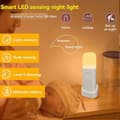 Miniatyrbild 3 av 5: Motion Sensor Night Light, Dimmable LED Night Light, Suitable for Bedroom Corridor Lighting, Yellow Light