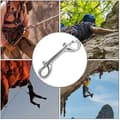Double Ended Hook 316 Stainless Steel Marine Grade Double Ended Bolt Spring Hook Double Release Chain Diving Clip