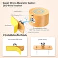 Miniatyrbild 2 av 5: 【PP】Indoor Wall Lamp, USB Charging, 3 Colors & 3 Brightness Levels, 360° Rotatable Touch Control Wireless Wall Light